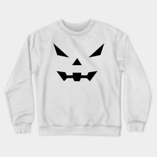 Spooky Vampire Halloween Pumpkin Face Crewneck Sweatshirt